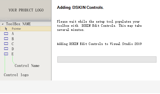VisualStudio 添加工具箱ToolBox工具源代码- UI基于DSkin